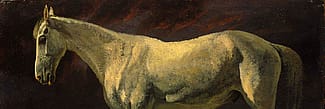 Albert Bierstadt's White Horse and Sunset. 2.62 (detail)