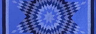 Star Quilt. Freda Goodsell, Oglala Lakota, Northern Plains, 2000. Cotton cloth and thread, polyester batting. Museum purchase with fund provided by the Pilot Foundation. NA.302.144 (detail)