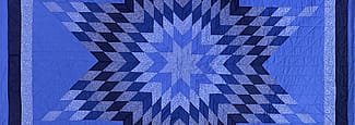 Star Quilt. Freda Goodsell, Oglala Lakota, Northern Plains, 2000. Cotton cloth and thread, polyester batting. Museum purchase with fund provided by the Pilot Foundation. NA.302.144 (detail)