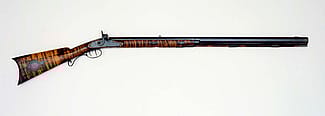 S. Hawken Half Stock Percussion Rifle, .50 caliber, 1849-1859. Gift of William B. Ruger, Sr. and Sturm, Ruger and Company. 1997.4.8
