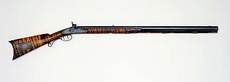 S. Hawken Half Stock Percussion Rifle, .50 caliber, 1849-1859. Gift of William B. Ruger, Sr. and Sturm, Ruger and Company. 1997.4.8