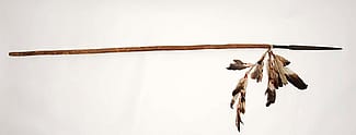 Eagle feather lance, ca. 1900. 1.67.470