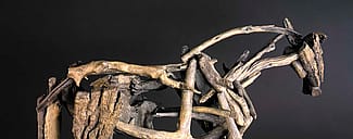 Deborah Butterfield (b. 1949). Berliner, 1989. Bronze. Gift of Mr. and Mrs. W.D. Weiss. 17.98 (detail)