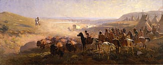 'The Conquest of the Prairie' by Irving Bacon. 14.64