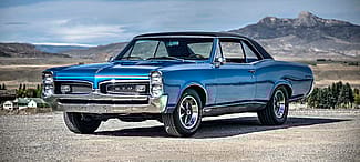 Pontiac GTO raffle car. Photo by Spencer Smith.