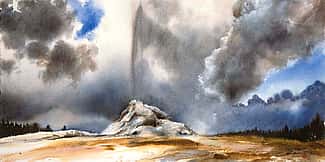 William Matthews's "Thermal Spigot, Yellowstone," 1998. Gift of the Jeannette and H. Peter Kriendler Charitable Trust. 7.98