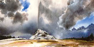 William Matthews's "Thermal Spigot, Yellowstone," 1998. Gift of the Jeannette and H. Peter Kriendler Charitable Trust. 7.98