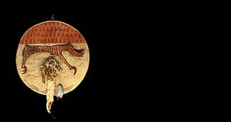Shield, ca. 1870. Crow / Northern Plains. Adolf Spohr Collection, Gift of Larry Sheerin. NA.108.16