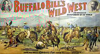 Buffalo Bill's Wild West poster. Gift of John S. Bugas and Glenn E. Nielson. 1.69.1813