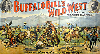 Buffalo Bill's Wild West poster. Gift of John S. Bugas and Glenn E. Nielson. 1.69.1813