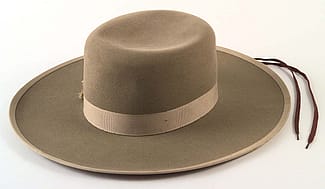 A Treasure from Our West: Orilla Hollister's Stetson hat. 1.69.648 (back)