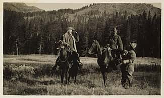 William F. "Buffalo Bill" Cody and Prince Albert I of Monaco, 1913. P.69.1154