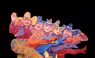 Audrey Roll-preissler, 'Western Chorus Line,' 1993. Gift of Mr. and Mrs. W.D. Weiss. 16.96.2 (detail)