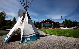Buffalo Bill Center of the West with tipi