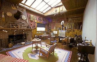 Remington's studio interior