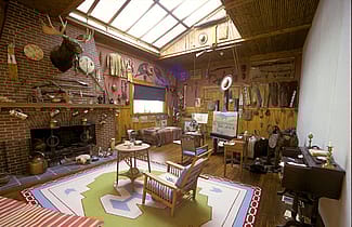 Remington's studio interior