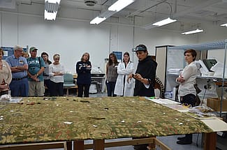 Tapestry shown to the public
