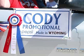 The Cody Promotional Banner and our Ribbon