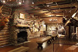 Cabin that exhibited the Boone & Crockett collection in the Center's Cody Firearms Museum
