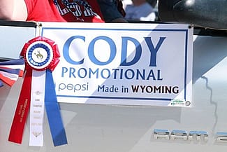 The Cody Promotional Banner and our Ribbon