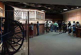 Pictured here are recent visitors to the Cody Firearms Museum pre-renovation. They are sure to marvel on their return visit to the "new" CFM.