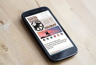 iScout on a smartphone