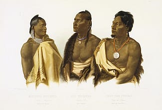 Karl Bodmer's 'Missouri Indian, Oto Indian, Chief of the Poncas.' 21.69.7