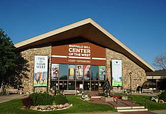 Buffalo Bill Center of the West, front facade, 2022.