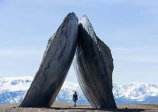 Ensamble Studio (Antón García-Abril and Débora Mesa), Inverted Portal, 2015. Image courtesy of Tippet Rise/Iwan Baan. Photo by Iwan Baan.