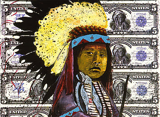 Stan Natchez (b. 1954). Money, ca. 1994. Mixed media. Gift of Janis and Wiley T. Buchanan III. 9.02 (detail)