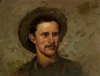 Proctor self-portrait. 2.16.9 (detail)