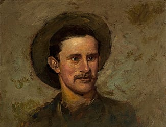 Proctor self-portrait. 2.16.9 (detail)