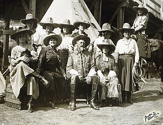 Did the ladies of the Wild West seek Buffalo Bill's beauty secrets, too? Burke & Atwell, Chicago, ca. 1916. MS 6 William F. Cody Collection. P.69.790