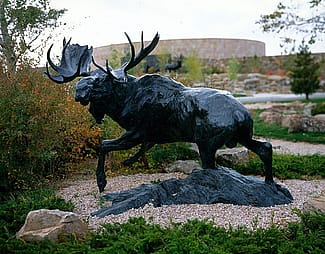 "Daddy Long Legs" by T.D. Kelsey. Outdoor sculpture at the Center of the West. 14.12.9