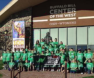 A MILES group visiting the Buffalo Bill Center of the West in spring 2017, is happy to offer their collective thanks to Sinclair Companies for its generous support of the MILES program.