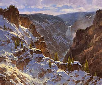 Jim Wilcox. "Canyon Frosting," 2001. William E. Weiss Purchase Award - 2001 Buffalo Bill Art Show. 12.01