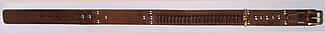 Cartridge belt, ca. 1900. Abercrombie & Fitch. Gift of Irving H. "Larry" Larom. 1.69.735AB