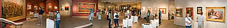 Panoramic view of Whitney Western Art Museum when it reopened on June 21, 2009.