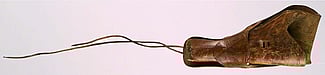 Rawhide open top holster, ca. 1900. 1.69.734