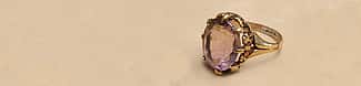 William F. Cody's amethyst ring. Gift of and in memory of Albert Willoughby Kleinschmidt, PhD. 1.69.6128