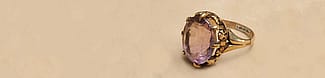 William F. Cody's amethyst ring. Gift of and in memory of Albert Willoughby Kleinschmidt, PhD. 1.69.6128