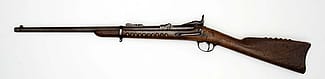 U.S. Springfield Model 1873 "Trapdoor" Carbine. The Paul Dyck Plains Indian Buffalo Culture Collection, acquired through the generosity of the Dyck family and additional gifts of the Nielson Family and the Estate of Margaret S. Coe. 2007.14.26