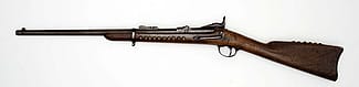 U.S. Springfield Model 1873 "Trapdoor" Carbine. The Paul Dyck Plains Indian Buffalo Culture Collection, acquired through the generosity of the Dyck family and additional gifts of the Nielson Family and the Estate of Margaret S. Coe. 2007.14.26
