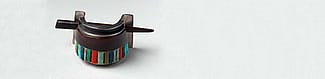 Charles Loloma (1921 – 1991). Hair ornament, Hopi, ca. 1980s. Gift of Jo and Warren Buxton, Phoenix, Arizona. NA.203.982