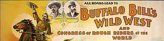 "All Roads Lead to Buffalo Bill's Wild West poster, 1894. Museum purchase. 1.69.20 (detail)