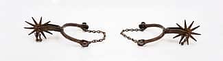 Pair of spurs, ca. 1880. 1.69.5