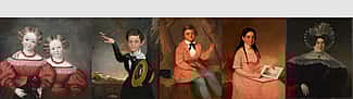 Portrait collage, John Mix Stanley