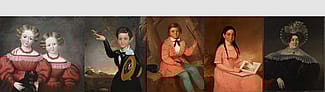 Portrait collage, John Mix Stanley