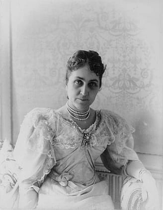 Phoebe Apperson Hearst, ca. 1895. Library of Congress Prints and Photographs Division Washington, D.C. 20540 USA. LC-USZ62-70333