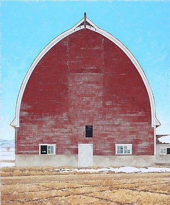 Jared Sanders. "Landmark,"  2013. Oil on canvas. Gift of The Alexander Bodini Foundation, in memory of Alexander Bodini. 7.13